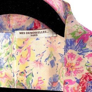 Mes Demoiselles silk kimono top